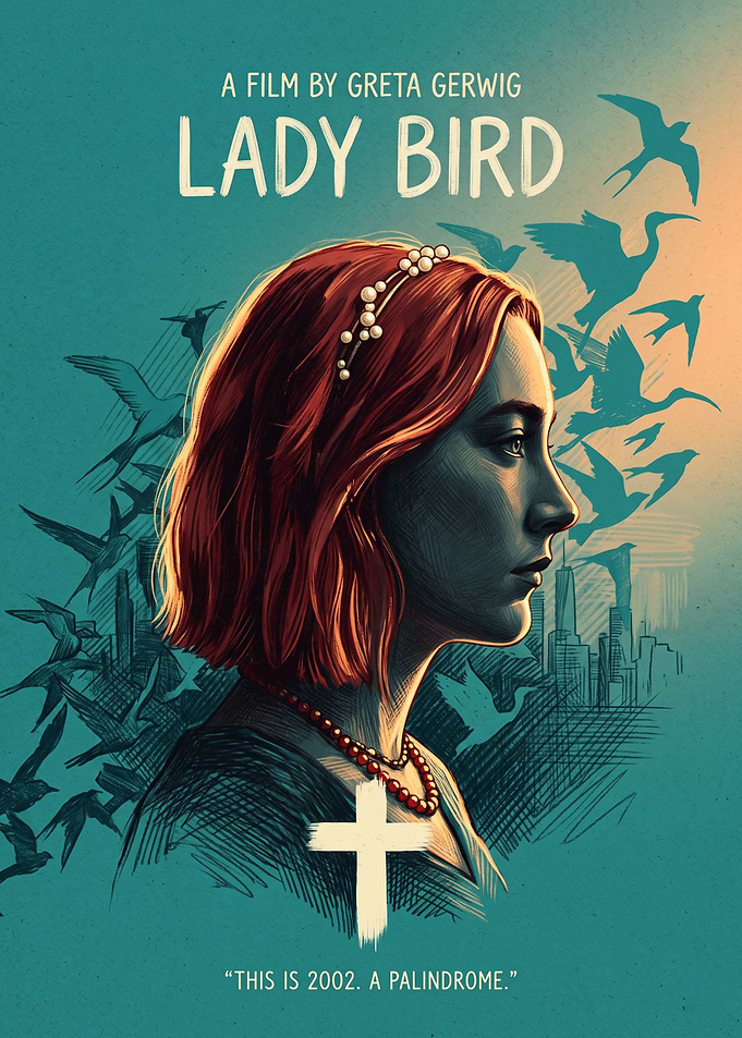 Lady Bird Movie Coming Of Age Drama Poster