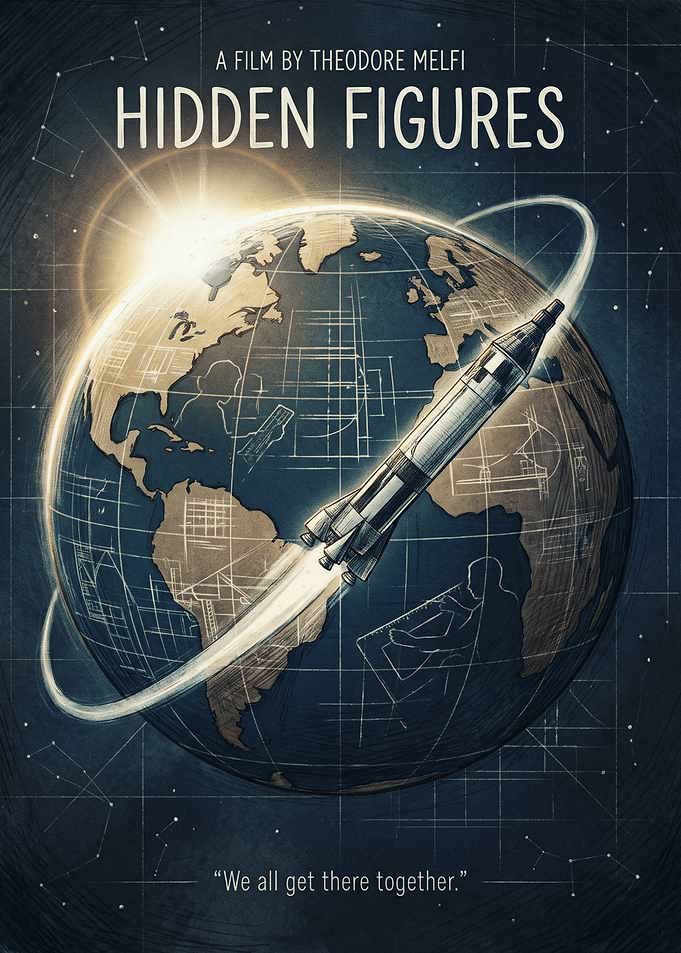 Hidden Figures Movie Historical Drama Poster