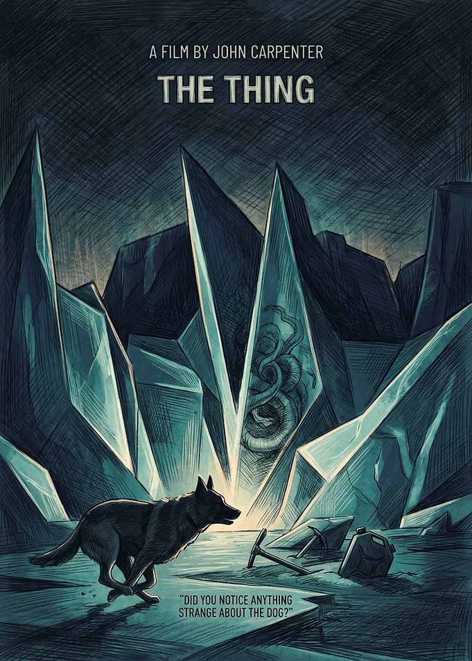 The Thing Movie Sci Fi Horror Masterpiece Art