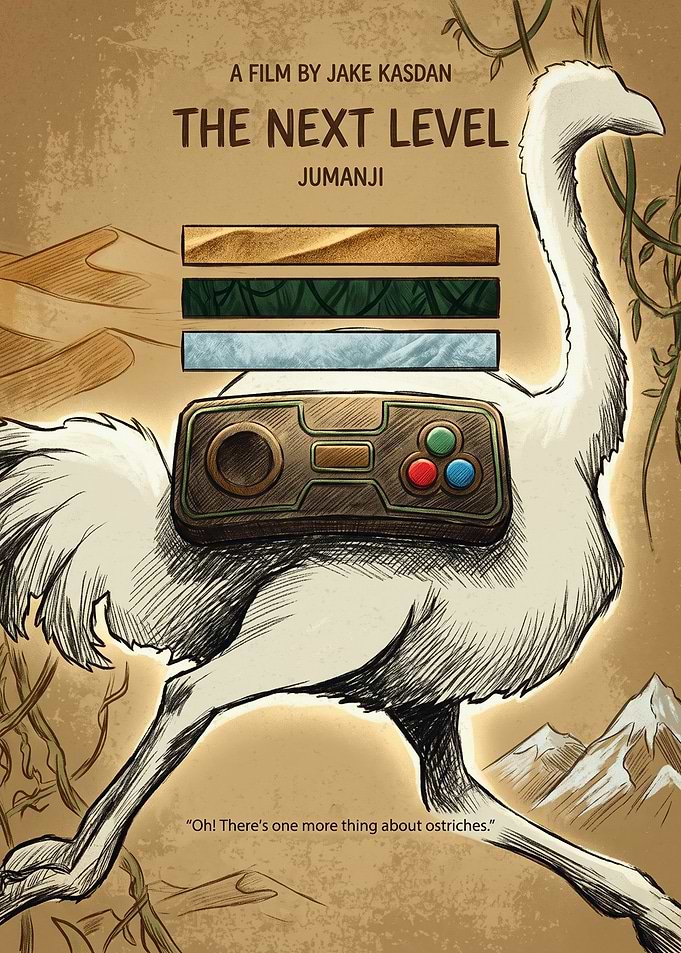 Jumanji The Next Level Movie Adventure Art