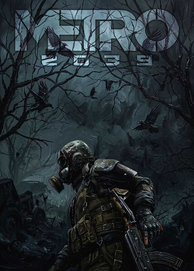 Metro 2033 Post-Apocalyptic Soldier Poster