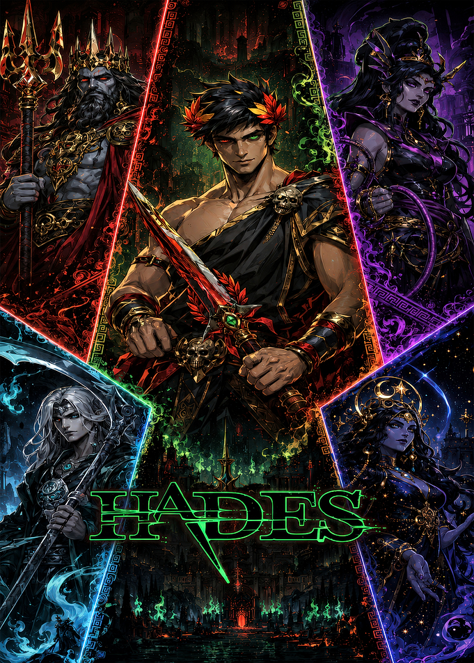 Hades Game Character Poster