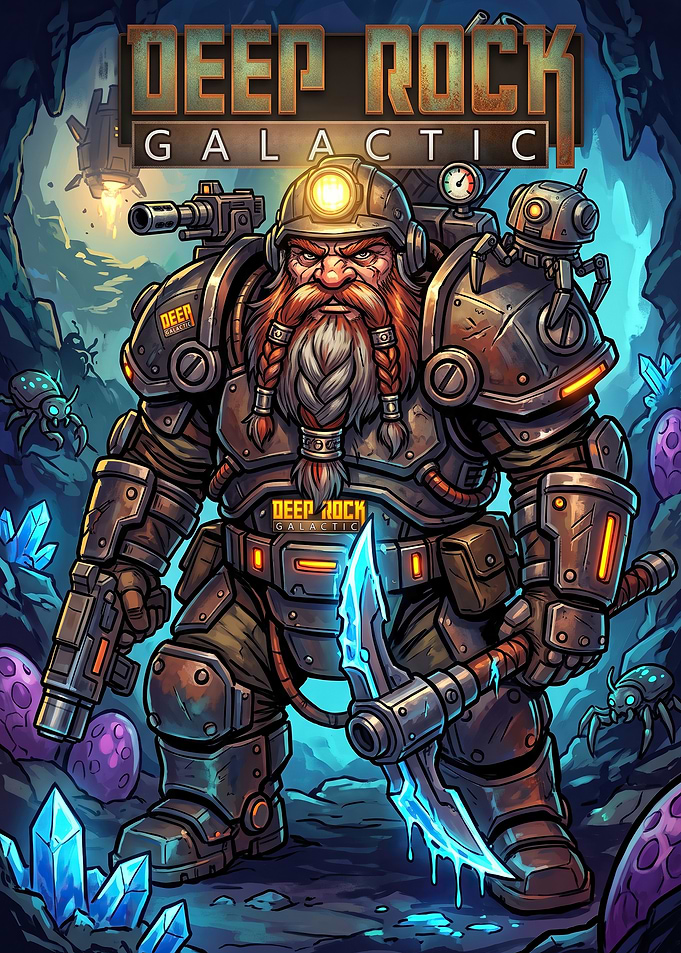 Deep Rock Galactic Dwarf Miner
