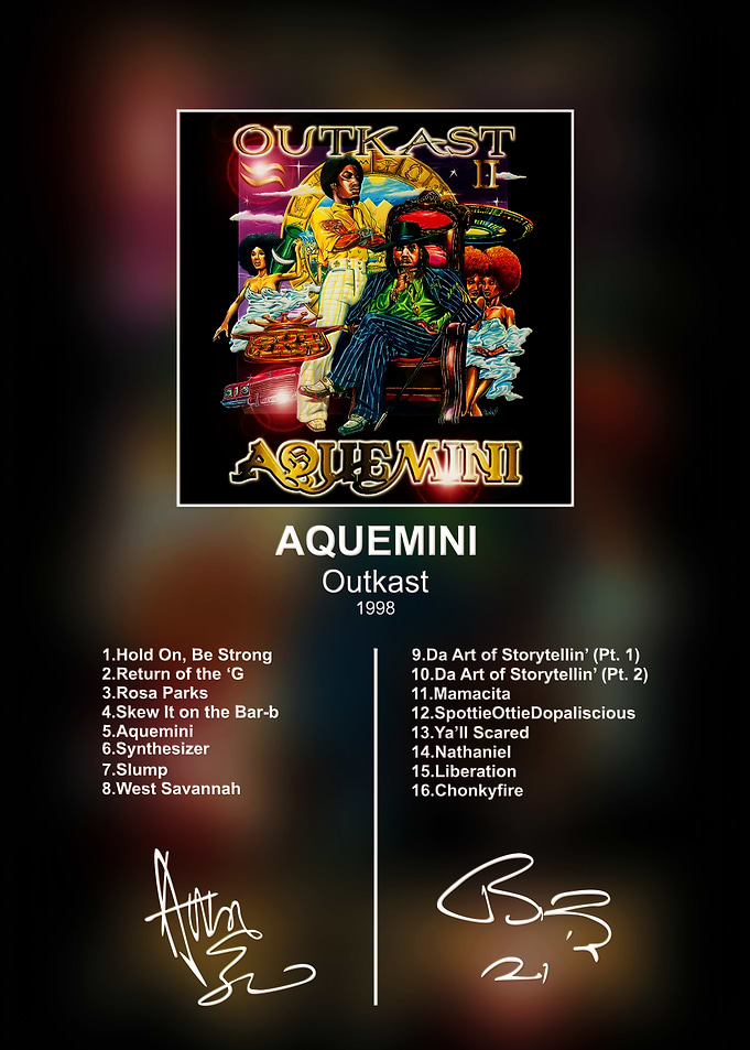 Outkast Aquemini Album Poster