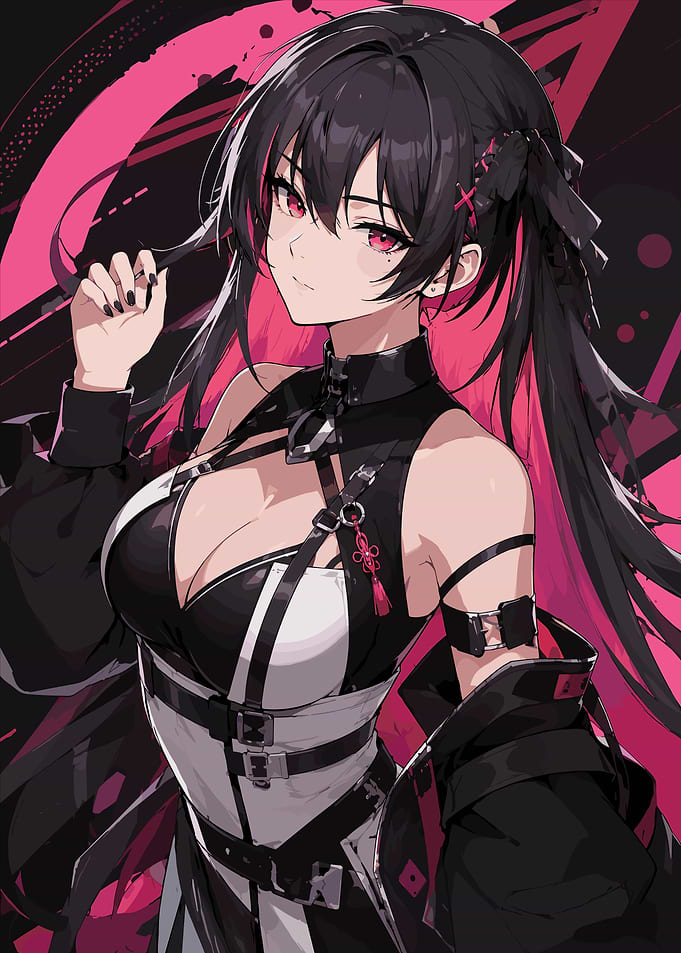 Sakiri Girl in Cyberpunk Outfit