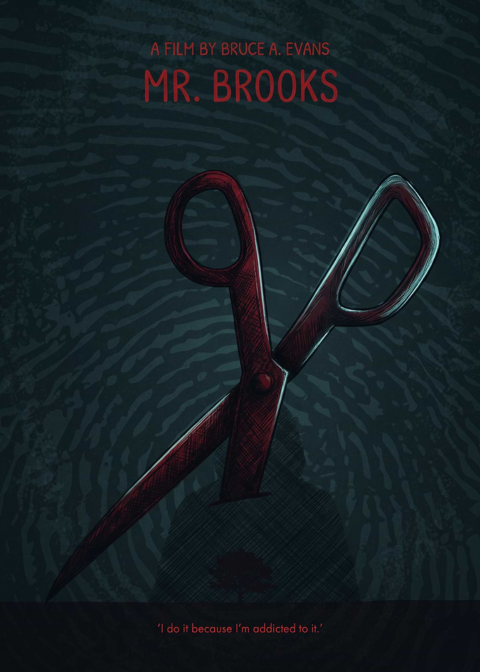 Mr Brooks Movie Psychological Thriller Poster