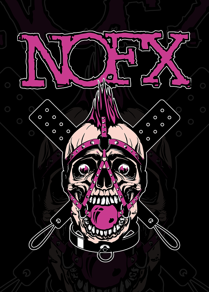 NOFX Punk Rock Skull Graphic