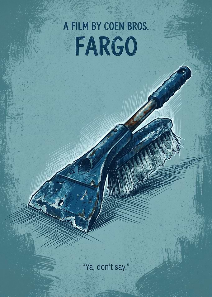 Fargo Movie Crime Thriller Vintage Poster