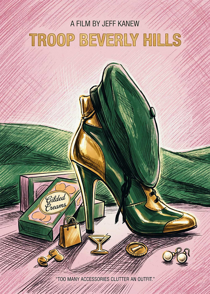 Troop Beverly Hills Movie Comedy Retro Poster