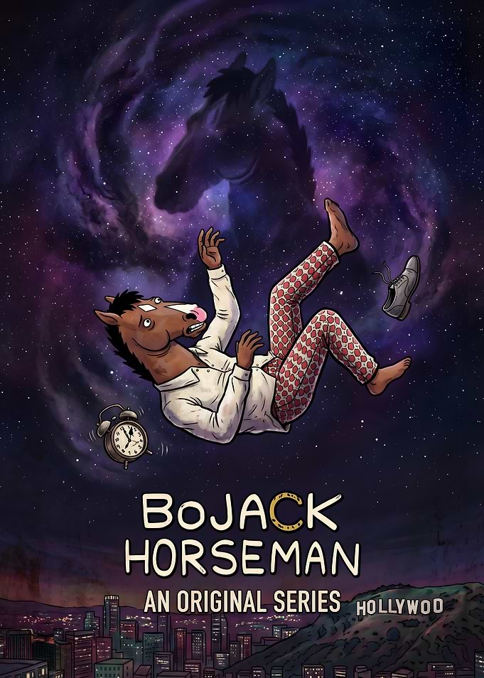 BoJack Horseman Falling Through Space Poster
