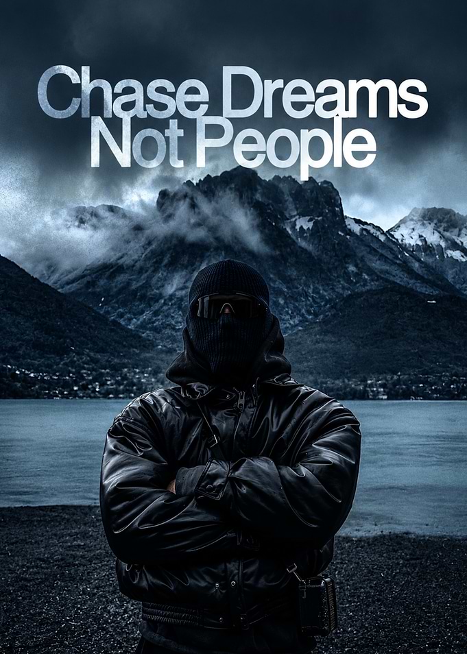 Chase Dreams Not People Inspirational Poster