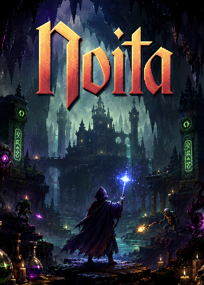 Noita Video Game Key Art