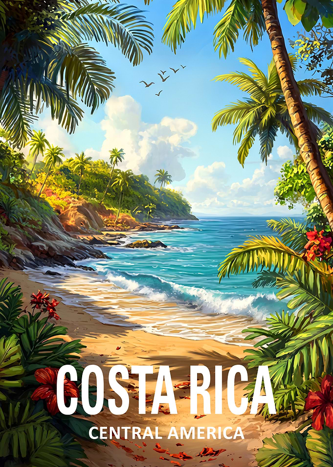 Costa Rica Tropical Beach