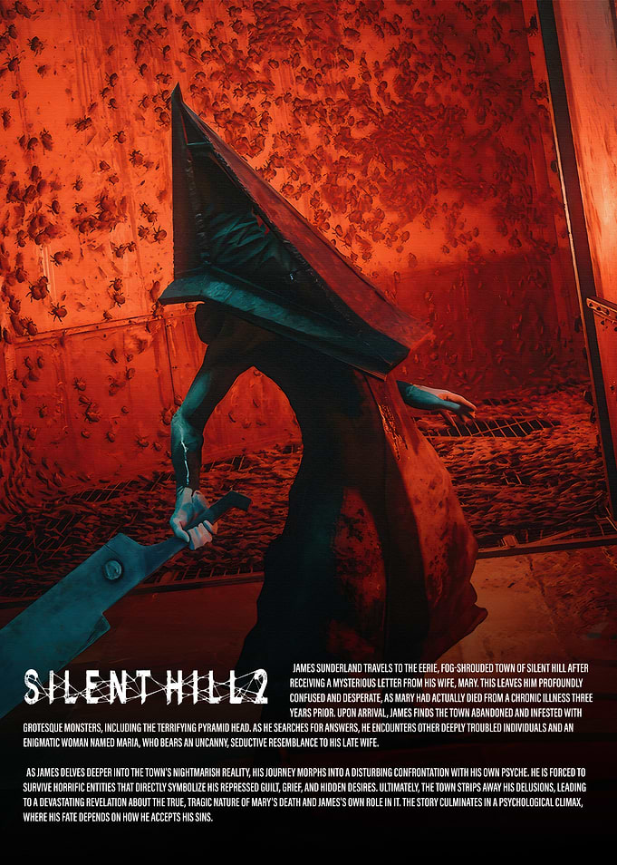 Silent Hill 2 Pyramid Head Poster