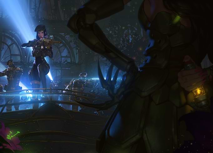 League of Legends - Caitlyn on the Rooftops