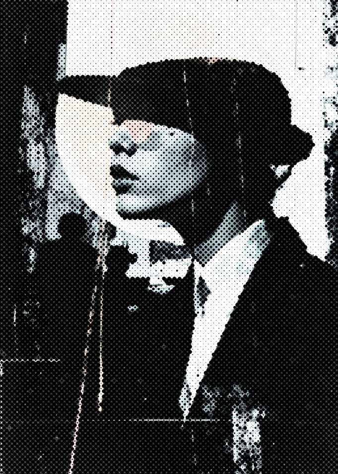 Vintage Pop Art Portrait of Woman