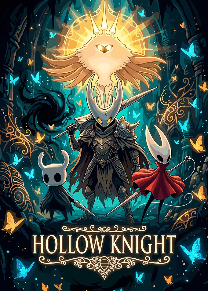 Hollow Knight Game Poster Art