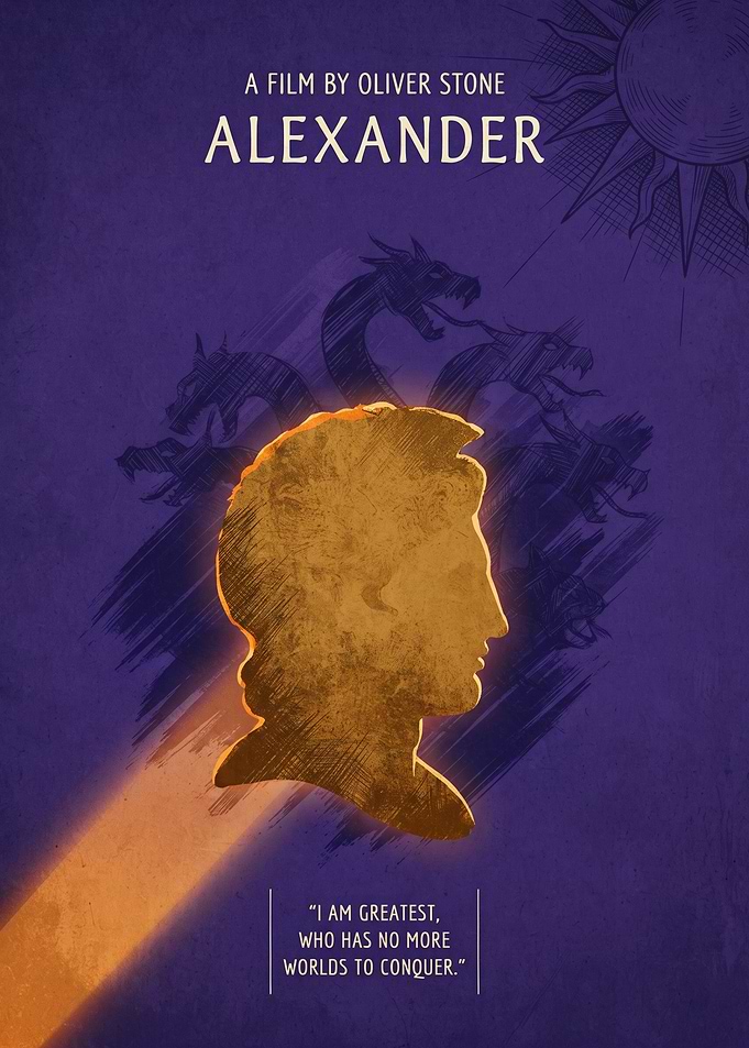 Alexander Movie Historical Epic Vintage Art