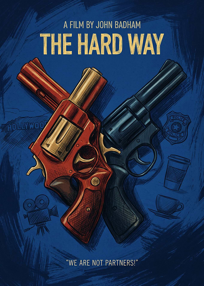 The Hard Way Movie Action Comedy Retro Art