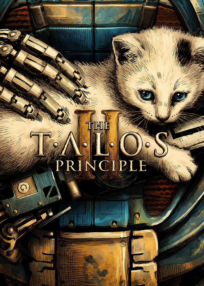 The Talos Principle 2 Kitten Poster