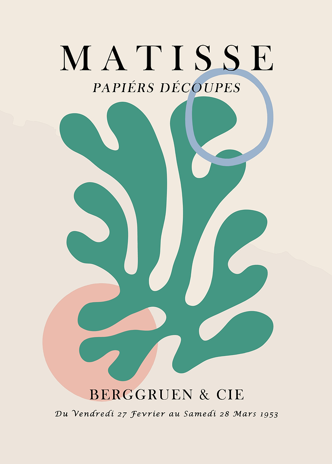 Matisse Papiers Découpés Exhibition Poster