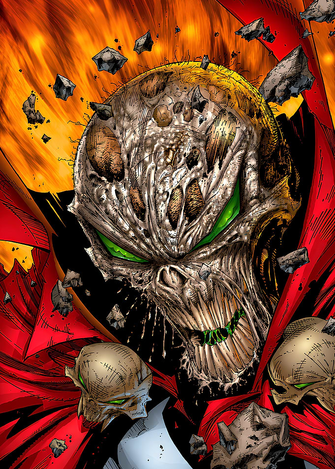 Spawn Comic Book Cover Art