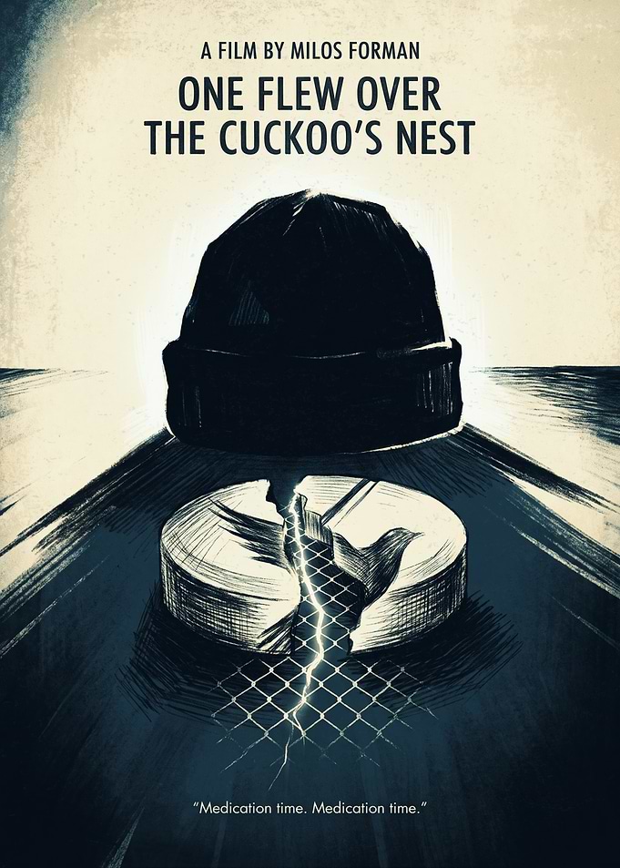 One Flew Over The Cuckoos Nest Drama Print