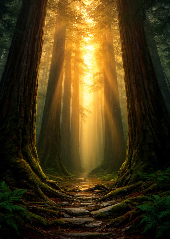 Forest Cathedral of Light