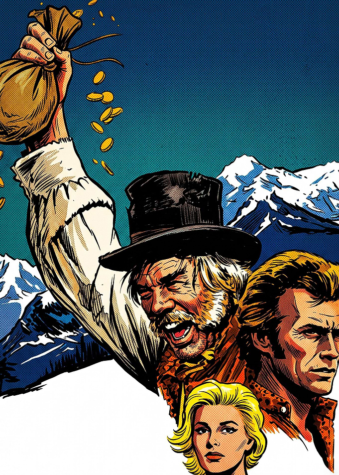 Vintage Western Movie Poster Art