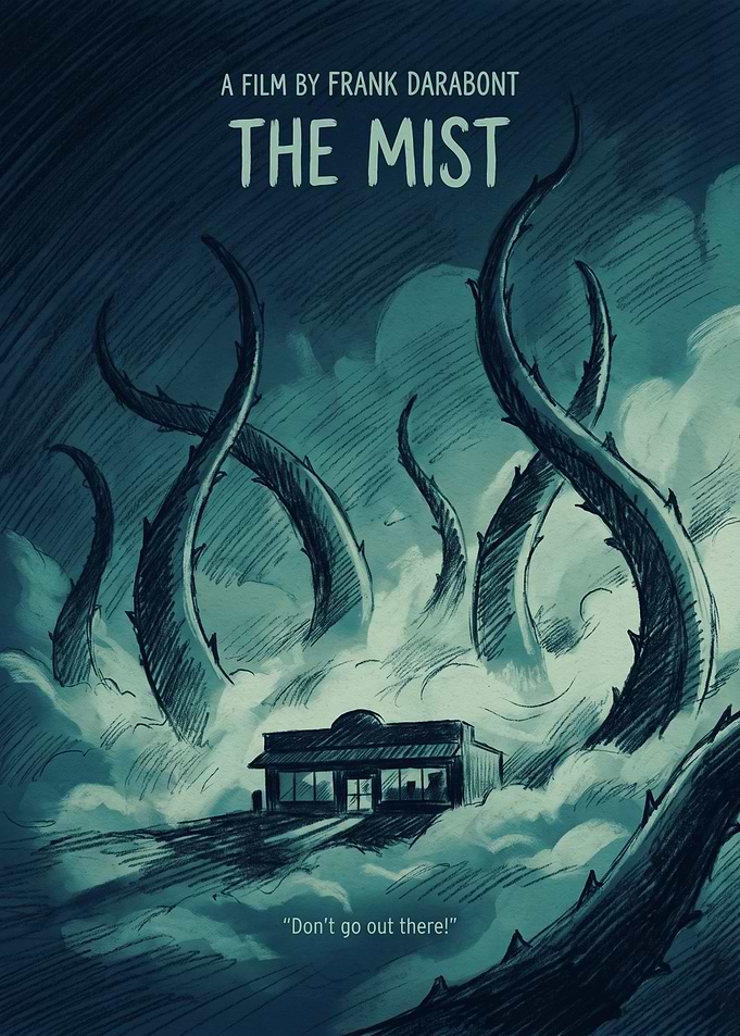 The Mist Movie Psychological Horror Retro Print