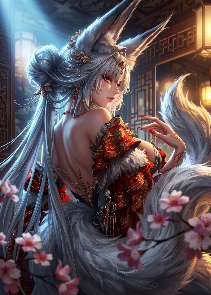 Hsin Kitsune Fox Spirit Maiden