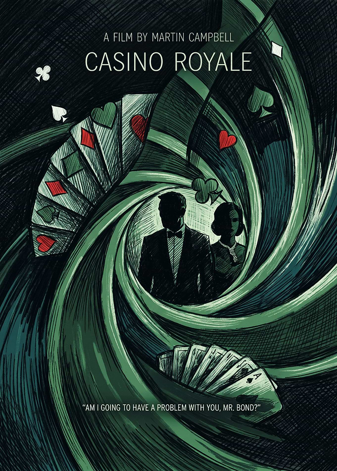 Casino Royale Movie 007 Spy Thriller Poster