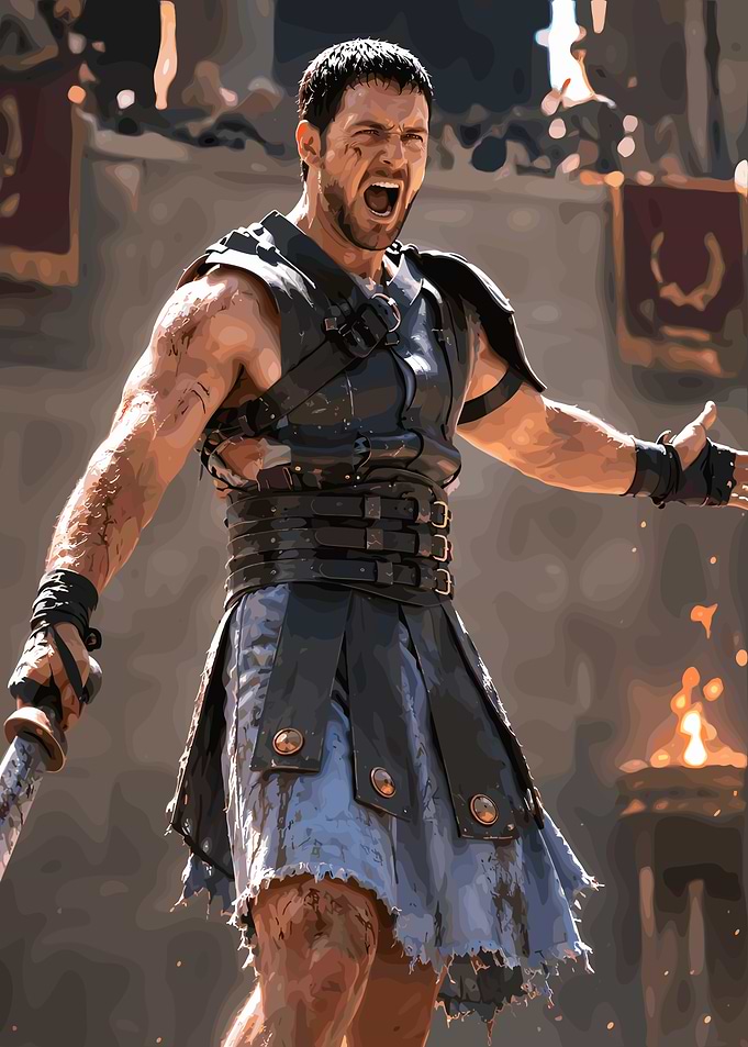 Maximus Decimus Meridius Gladiator Portrait