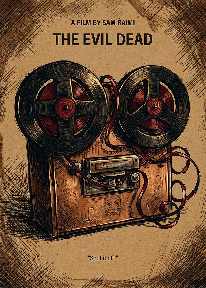 The Evil Dead Movie Classic Horror Vintage Art