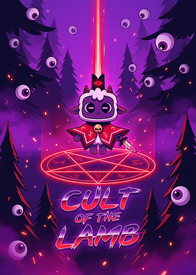 Cult of the Lamb Game Poster