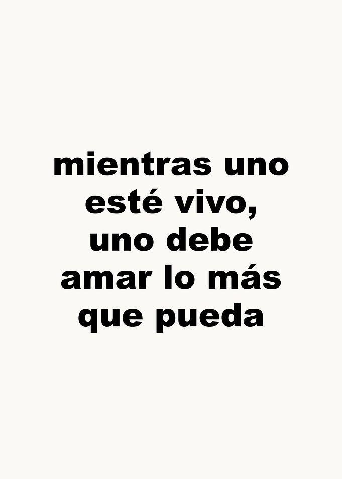 Inspirational Spanish Quote Text Art