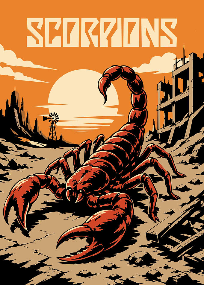 Scorpions Band Poster Art