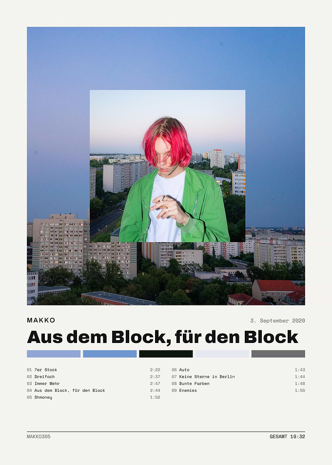 Makko Aus dem Block Album Poster