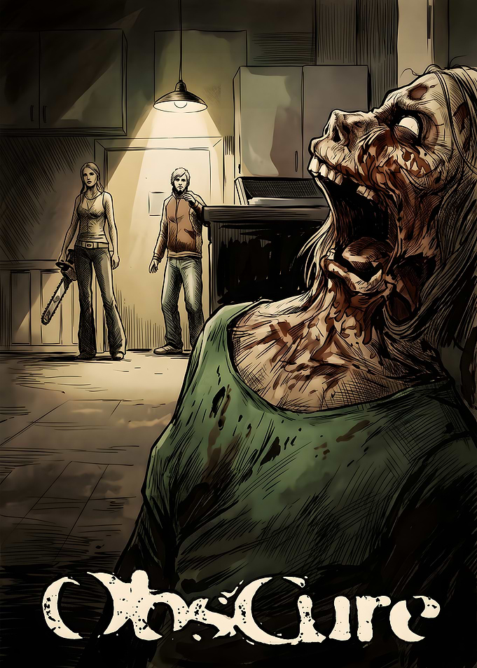 Obscure Video Game Horror Poster