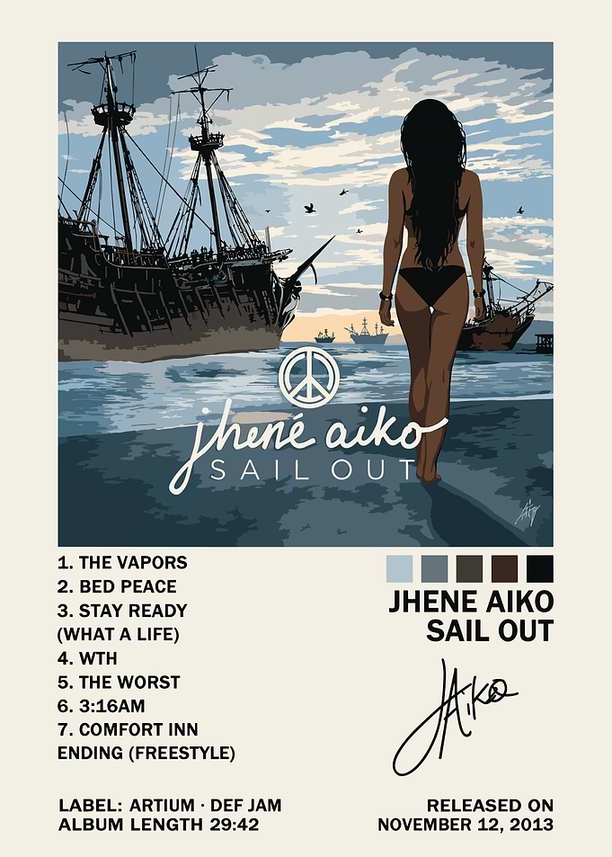Jhené Aiko Sail Out Album Poster