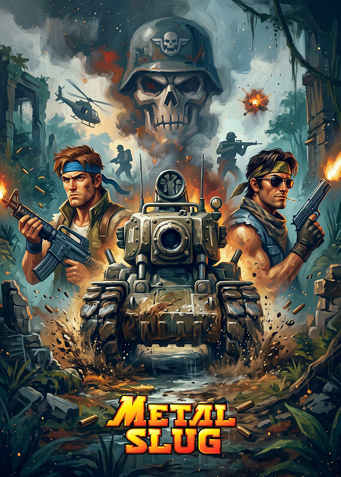 Metal Slug Action Game Poster