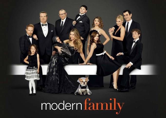 Modern Family Cast Formal Portrait