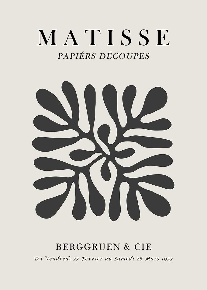Matisse Papiers Découpés Exhibition Poster