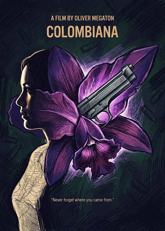 Colombiana Movie Action Thriller Retro Print