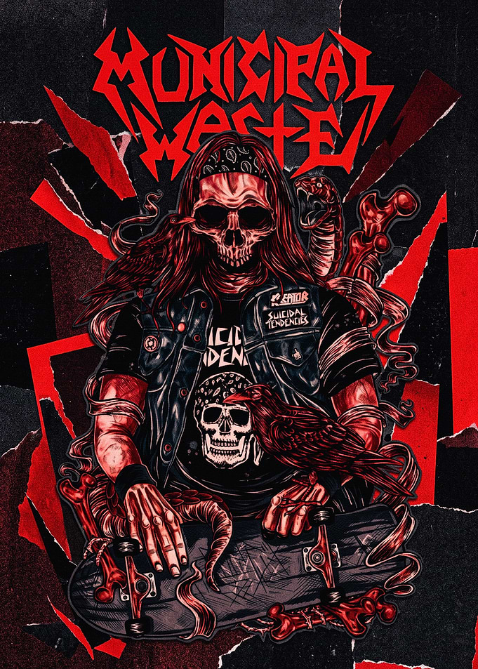 Municipal Waste Thrash Metal Poster
