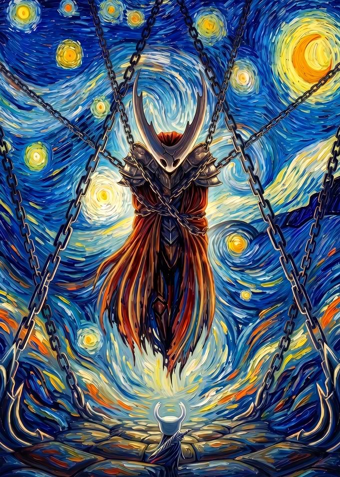 Hollow Starry Night Art