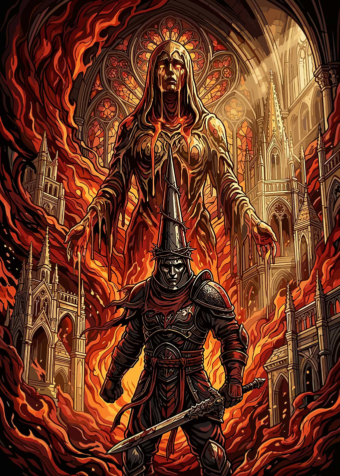 Penitent One in Blasphemous Cathedral