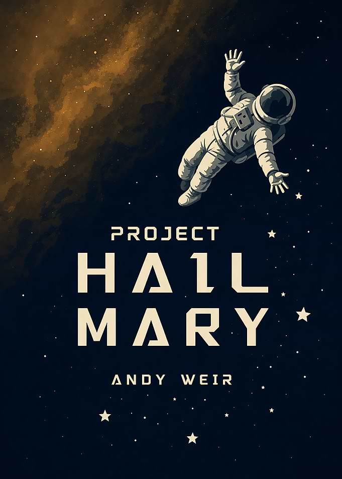 Project Hail Mary Book Cover Art