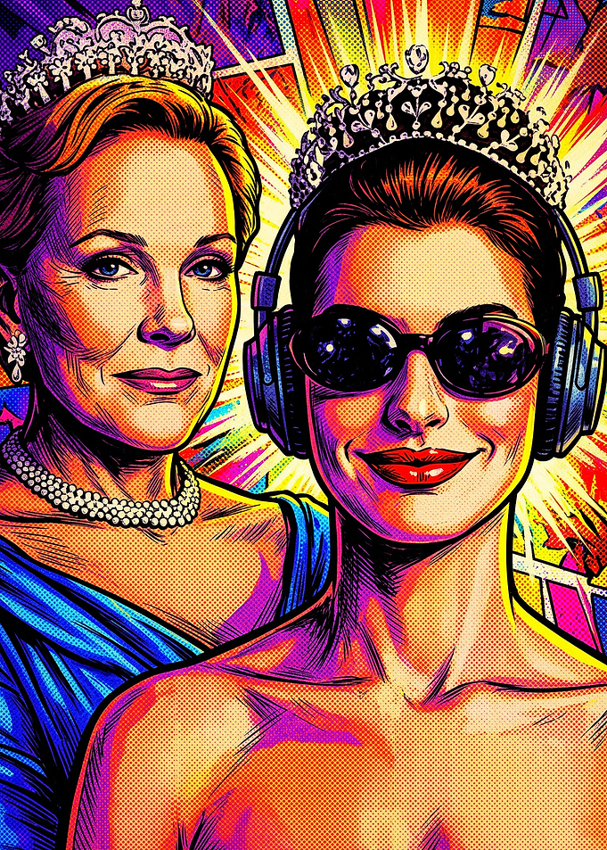 The Princess Diaries Pop Art Portrait