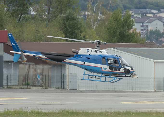 RTE Utility Helicopter Taking Off
